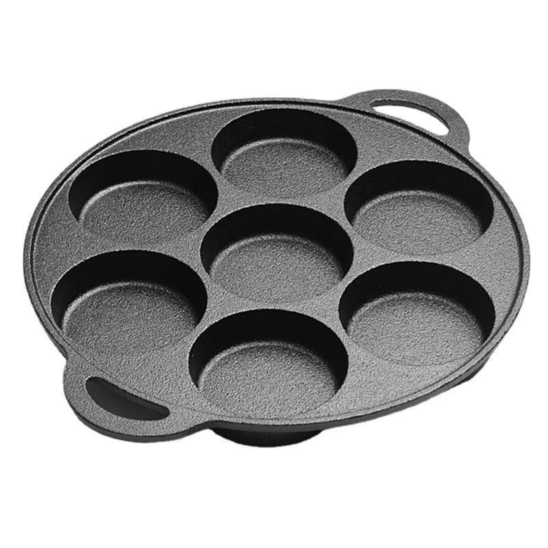ZISIZ 7-Hole Non-Stick Frying Pan