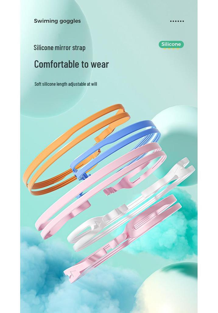 Kids' High-Definition Waterproof Anti-Fog Swim Goggles - Small Frame Protective Eyewear for Boys & Girls Swimming Training