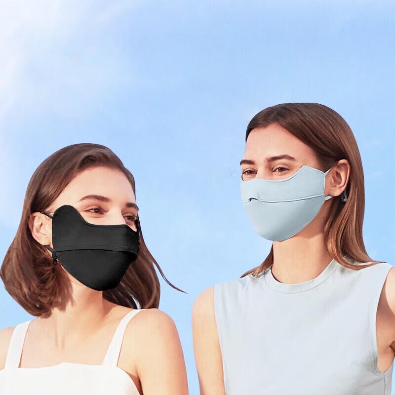 Banana Underneath Ice Thin UV Protection Face Mask