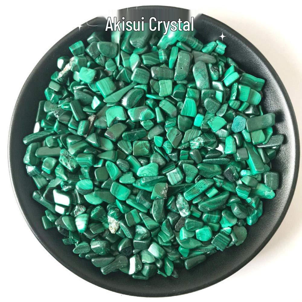 Natürlicher Malachit Bruchstein zur Reinigung und Dekoration in Aquarien und Pflanzgefäßen