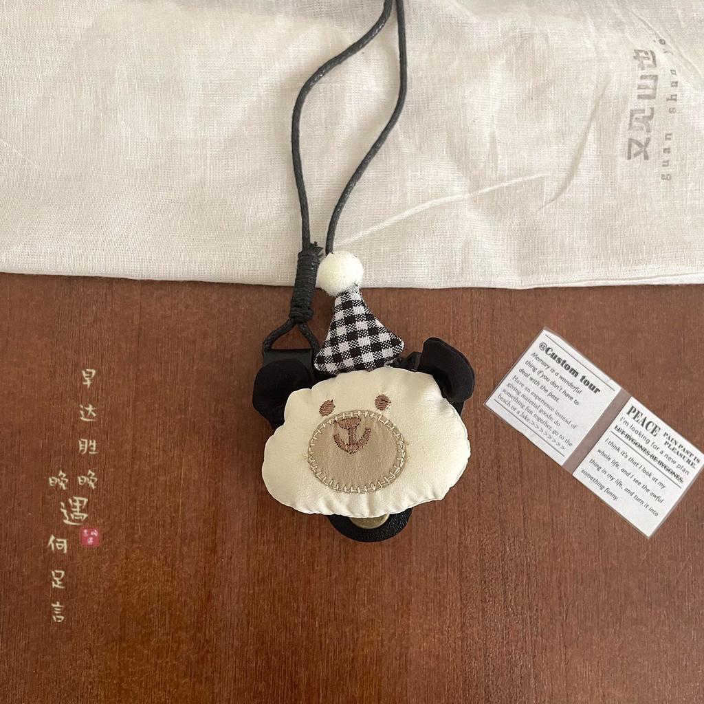 Cute Puppy Long Lanyard Glasses Clip Necklace Women's Sunglasses Clip Neck Sweater Chain Lanyard Lanyard Decorative Accessories