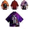 Haori Kimono Robe Cappotto Top Cosplay Anime Demon Slayer Kimetsu No Yaiba di Qualità Premium in Colori Vivaci