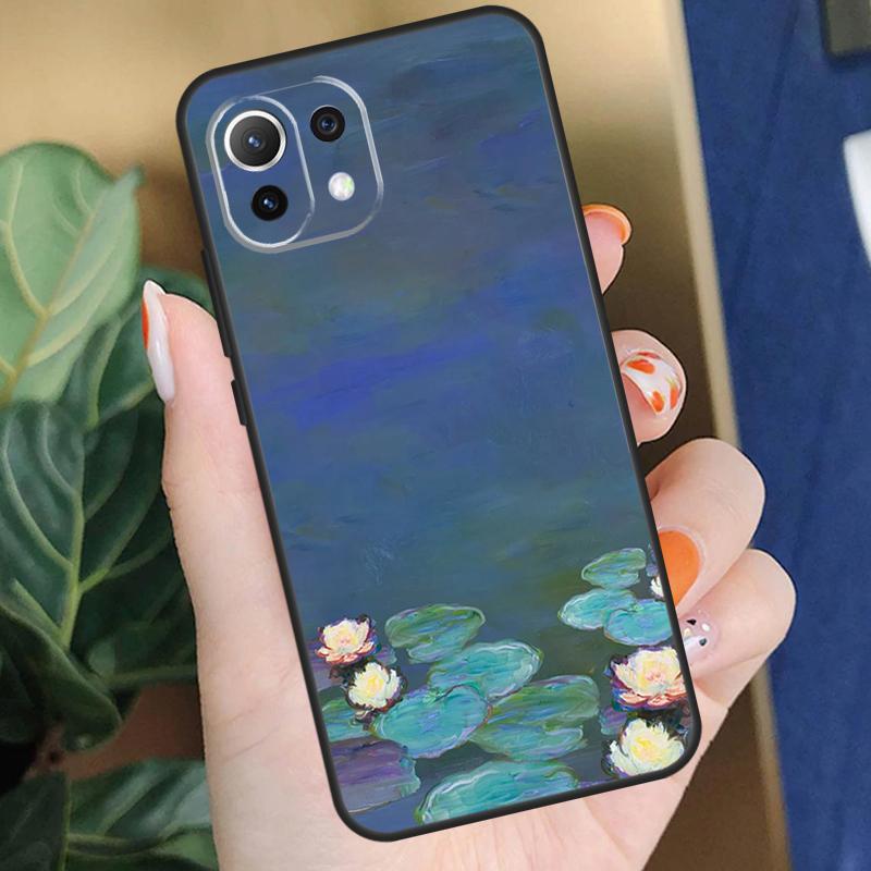 Claude Monet Case For Xiaomi 15 14 Ultra 13T 14T 15T Pro 17 Pro Max POCO X7 X5 X6 F5 F6 F7 F8 Pro Coque