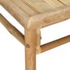 Vidaxl 6-Cz. Gartenmöbel-Set, Hellgraue Kissen, Bambus