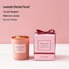 Valentine's Day Scented Candle in Electroplated Glass Cup