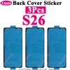 3pcs Waterproof Sticker For Samsung S23 Ultra S21 S22 S24 S25 Plus S26 Rear Back Door Housing Cover Seal Frame Adhesive Glue