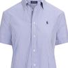 Polo Ralph Lauren Gestreiftes Blasen-Gaze-Kurzarmhemd Klassische Edition Damenhemden 211975484-001