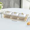 Candy Nut Serving Container, Dried Fruit Tray with Lid and