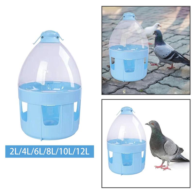 Hanging Automatic Bird Drinker Outdoor Watering Feeder Pet Pigeon Chicken Duck Container for Garden Yard
