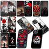 Japan Samurai Skeleton Skull Ninja Bushido Cover for Samsung Galaxy Note 20 9 10 S8 S10 Lite S9 Plus A54 A53 A21S S10E A17 Case