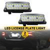 2Pcs License LED Plate Tag Light Assembly 6000K For 2013- Infiniti JX35 QX60
