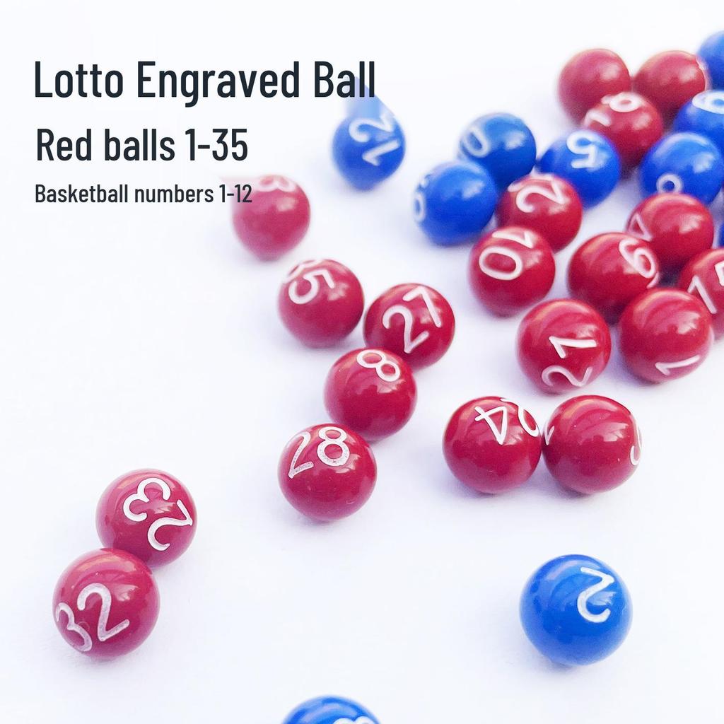 Durable Lottery Number Selector with Fade-Resistant Engraved Balls for Welfare Lottery, Da Le Tou, and Double Color Ball