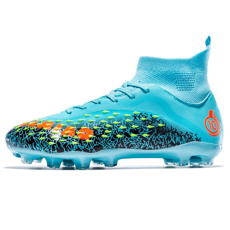 33-46 Fußballschuhe High-Top Outdoor Herren Long Nail Sport Fußballschuhe Große Größe Jugend Sport Fußballschuhe