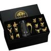 Chinese Zodiac Baijiu Cup Set: Elegant Small Wine Goblets with Gift Box – Ideal for Gifting or Promotional Presents.