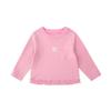 Girls' Ruffle Trim Long-Sleeve T-Shirt