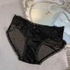 Women's French Lace Mesh Breathable Low-Rise Briefs