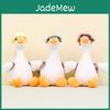 Adorable White Goose Plush Toy Keychain Cartoon Duck Doll Backpack Charm