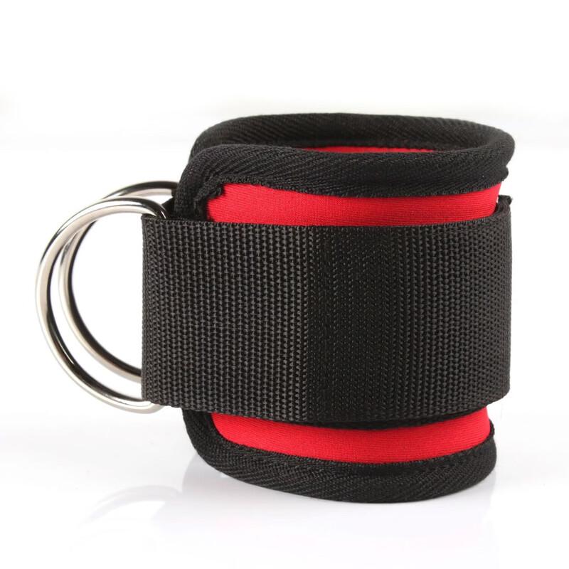 WEZHO Double D-Ring Ankle Straps for Leg Strength Training