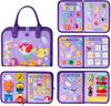 Dressing Early Education Board Children's Learning Felt Busy Board Multifunctional Children's Fun Learning Board Happy Toys