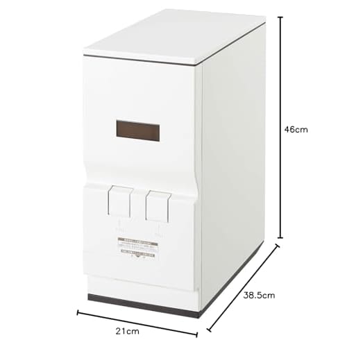 MK Rice Ace Measuring Rice Container, 12kg Capacity, Slim Type, RC-12W