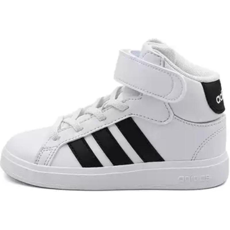 

Adidas GRAND COURT Cushioning Abrasion Resistant Breathable High top Kids Skateboarding Shoes White Kids Sneakers JR2583 36