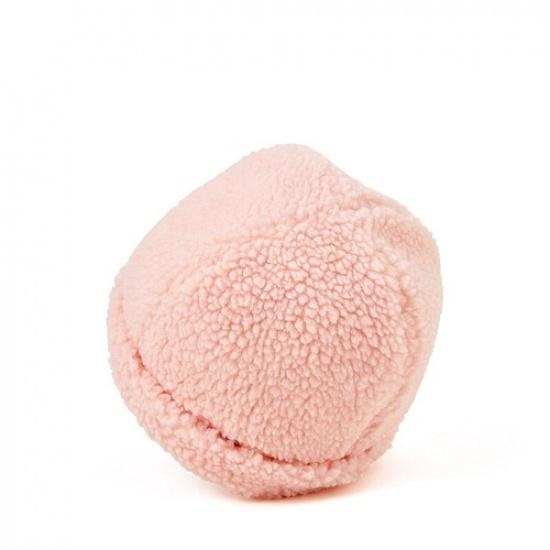 1X Women Warm Fleece Brimless Hat Beanie Hat Cute Casual Skull Cap Beanie Winter розовый