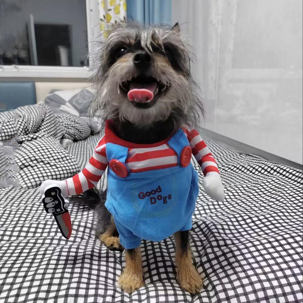 Cute Pet Cats Clothes Halloween Costume For Small Medium Big Dogs Cat Funny Puppy Kitten Cosplay Clothes Yorkie Sphynx Dress Up