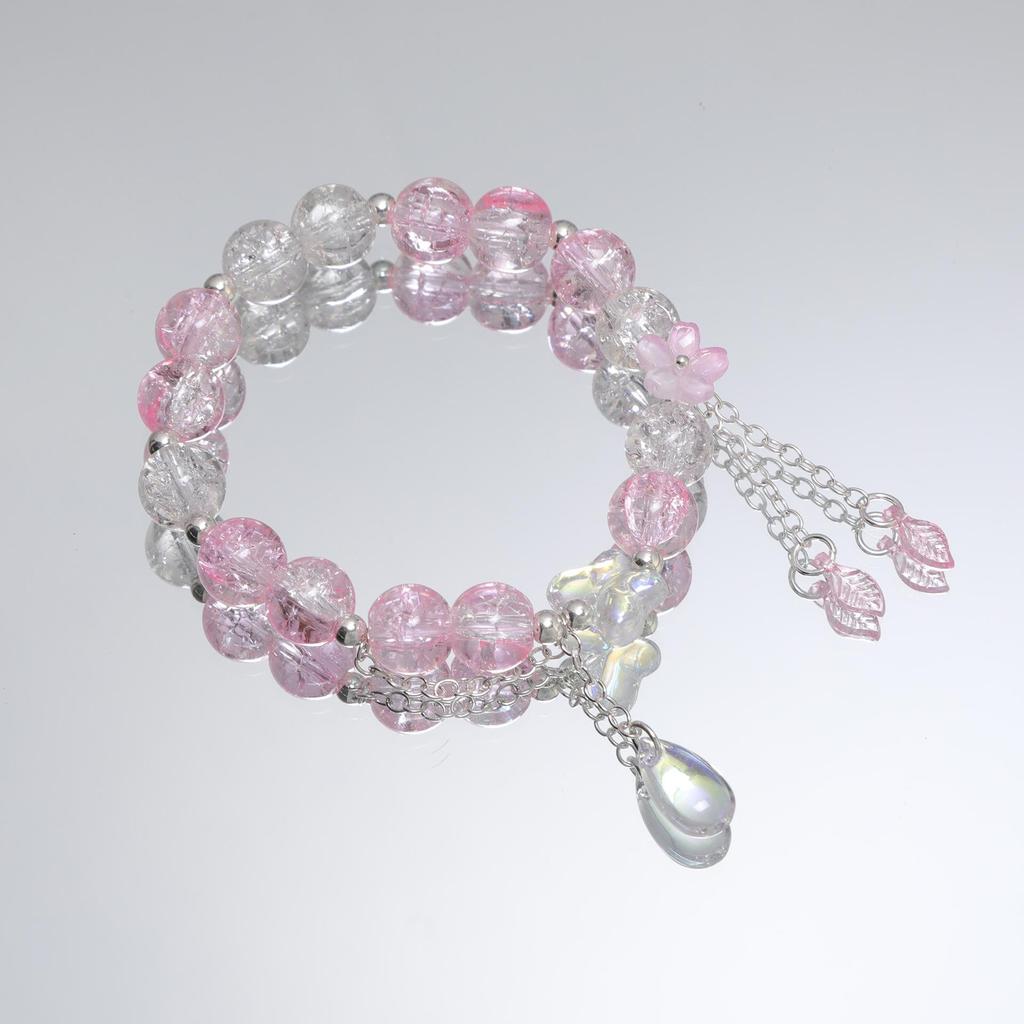 Mori Style Mermaid Crystal Bracelet - Sweet, Versatile Design for Women, Students, and Best Friends.
