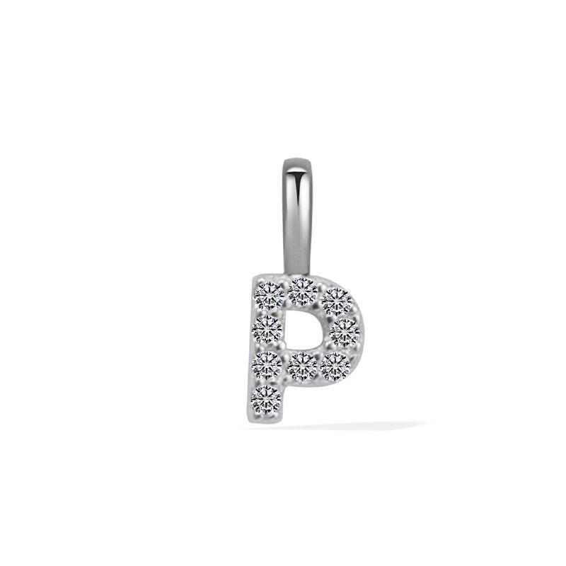 Minimalist Rhinestone Letter Pendant 26 Alphabet Charms For DIY Necklace Bracelet Personalized Jewelry Accessory