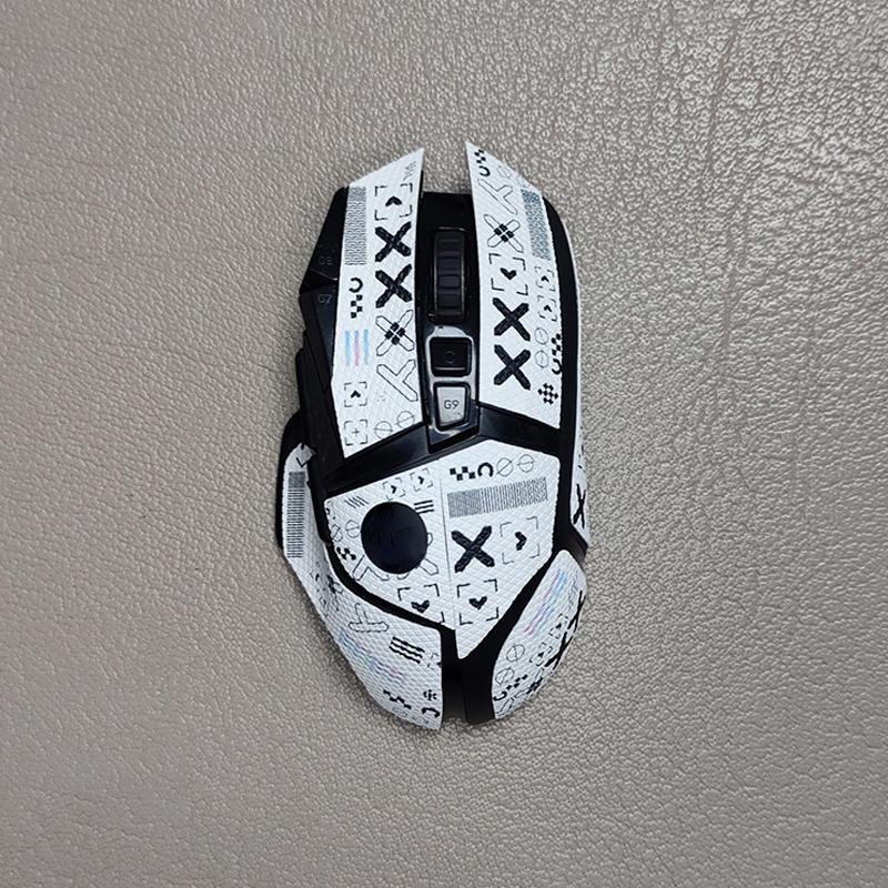 Mouse Grip Tejp Skate Sticker Halkfri Sug Sweat Mus Anti-Slip Sticker För Logitech G502 Hero
