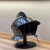 Capacete Burgonet Medieval de Aço Usável LARP SCA Armadura Cosplay Renascentista