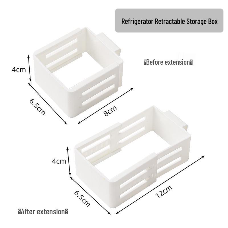 Adjustable Hanging Refrigerator Door Organizer for Small Items