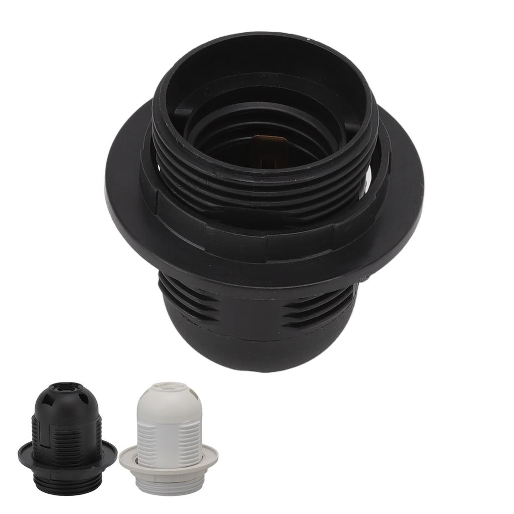 E27 Lamp Socket Stable Work Easy To Install Copper  High Temperature Resistance E27 Bulb Base Socket for Table Lamp