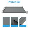 Mini Fridge Silicone Mat 60x60cm Under Washing Machine Mat Non-slip Mini Drip Pan with Raised Edges Anti Scratch Floor Protector