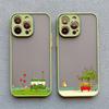 Cute Vacation On Beach Cartoon Phone Case for iPhone 16 15 14 Pro Max Plus 11 12 13 Pro Max Mini XR XS X SE2 Shockproof Covers