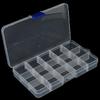 1Pcs Multi-Grid Transparent Storage Box Storage Box Medicine Box Free Assembly Finishing Box