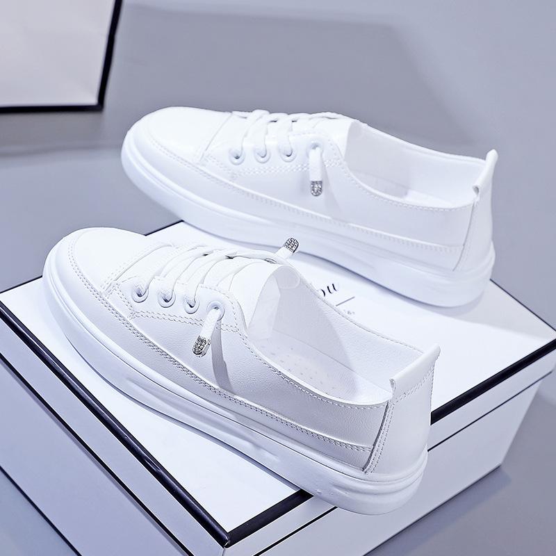 Spring Autumn New Simple Women's Sneakers Exquisite Versatile Casual White Shoes Lightweight and Breathable Sports Running Shoes