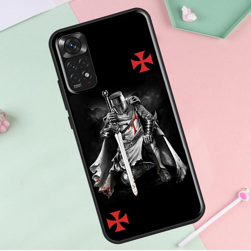 Templerritter für Redmi Note 12 Pro Plus Abdeckung für Redmi Note 10 8 9 11 Pro 12S 11S 10S 9S 9C 10C 12C Fall