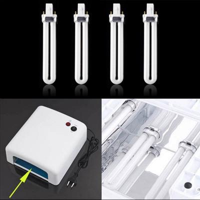 1Pcs 9W Lâmpada UV para Curar Gel Lâmpada de Substituição Tubo 365nm