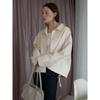 High-Neck Women'S Transitional Outerwear Ivory