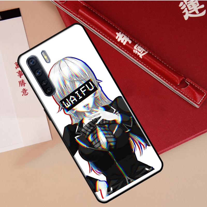 Anime Waifu Girl Case For Oppo A78 A38 A80 A60 A40 A18 A98 A58 A96 A76 A16 A94 A74 A54 A15 A17 A57 A77 A5 Pro