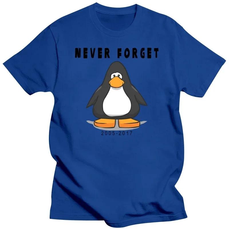 

Club Penguin Never forget T shirt club penguin club penguin never forget shutting down meme clubpenguin online internet game#Color(1) XXXXXL чёрный