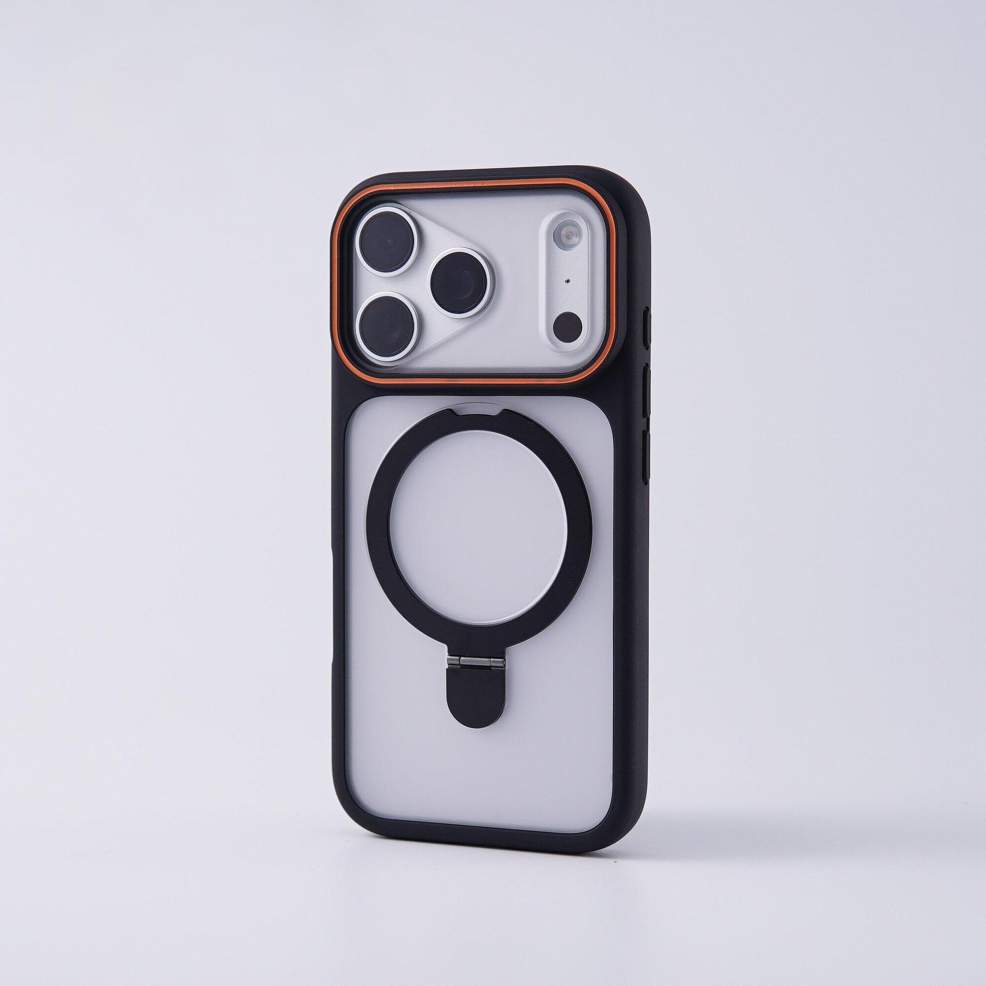 

iPhone 17 Pro Max Magnetic Stand Case, Skin Feel, Large Window, Anti-Fall, Compatible with iPhone 16. 17 Pro Max