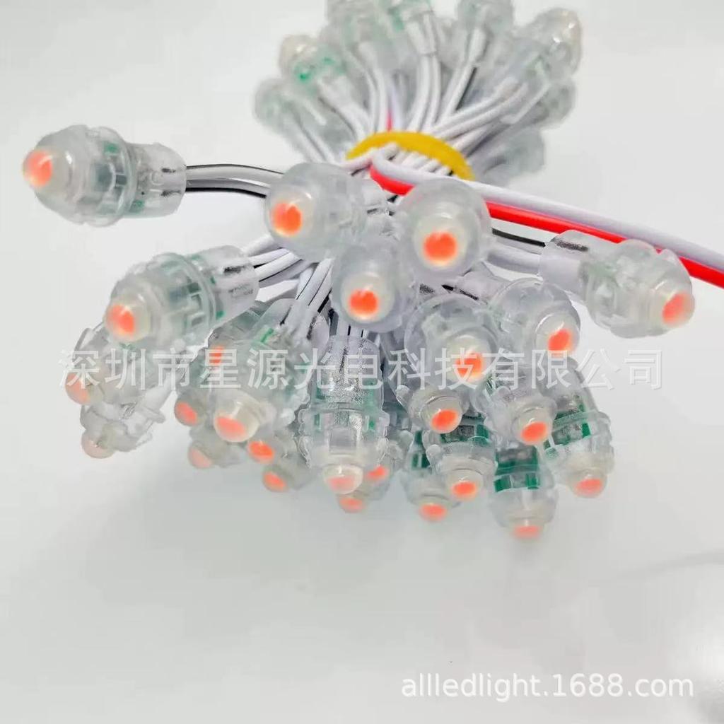 9MM Monochrome 12V Waterproof Outdoor String Lights with PCB Potting for Signs.