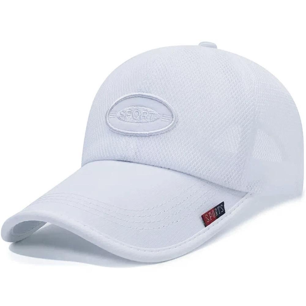 New Style Unisex Long-Brim Mesh Baseball Cap Breathable Sun Protection Trucker Hats For Men Female Outdoor Hiking Sports Caps