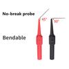 6 sztuk 30V narzędzia diagnostyczne multimetr przedłużacz przewodu pomiarowego z powrotem przekłuwanie końcówki igły sondy narzędzia samochodowe motoryzacyjny zestaw samochodowy maszyna