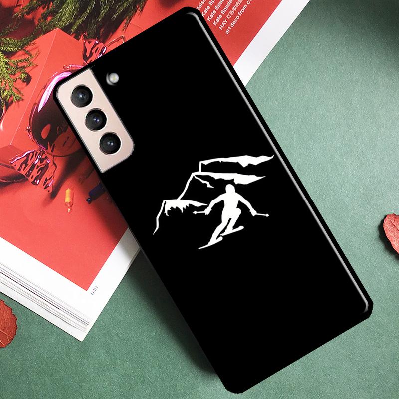 Skiing Snow Snowboard Ski Phone Case For Samsung Galaxy S25 Ultra S9 S10 S20 S20 S21 S22 S23 Plus S24 FE Back Cover