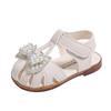 Girls' Princess Bow Knot Sandals: Soft Sole, Non-Slip Baby Shoes for 0-3 Years