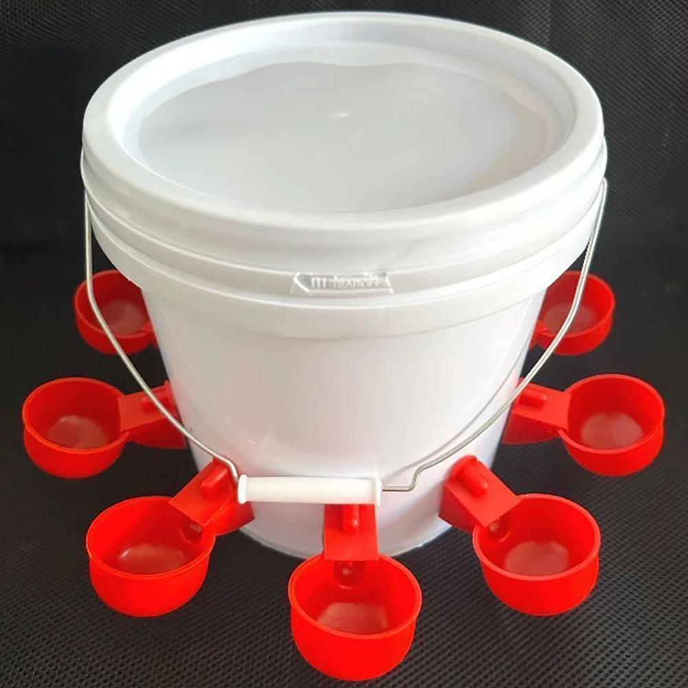 Automatic Poultry Drinker Pigeon/Chicken Waterer Water Bowl Hanging Poultry Feeder Portable Poultry Raising Supplies
