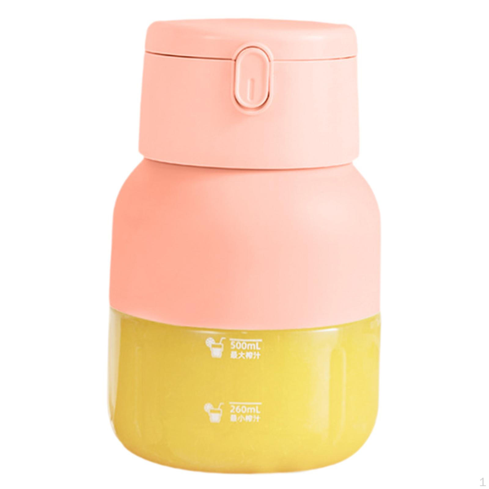 

Чашка портативної електричної соковижималки USB індивідуального розміру для апельсинових смузі, що змішують зелений колір рожевий